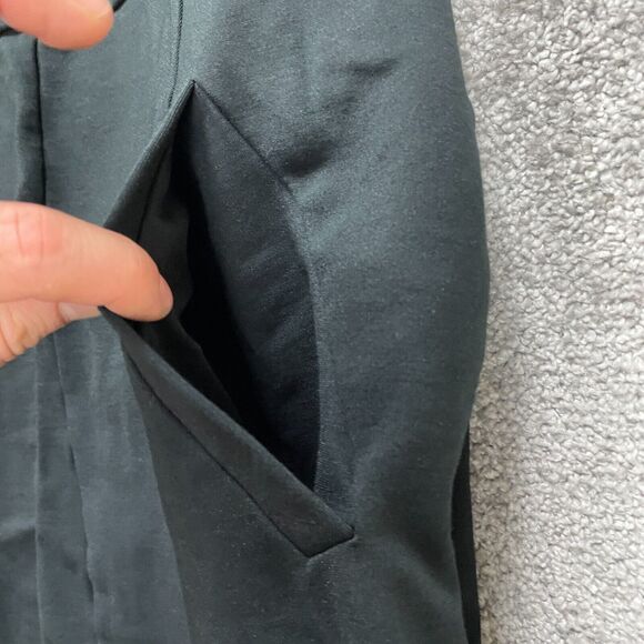 Lands' End Sheath Dress Womens 14 Black Sleeveless Pockets Round Neck Workwear - Picture 4 of 16